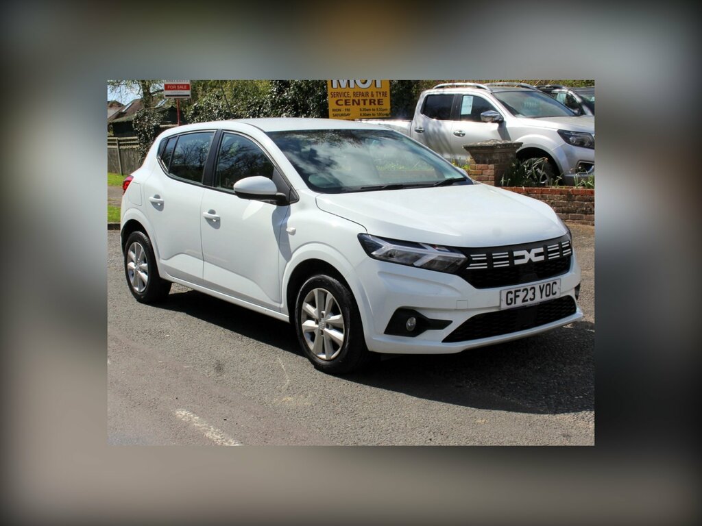Dacia Sandero 1.0 Tce Expression Hatchback Eur GF23YOC White #4