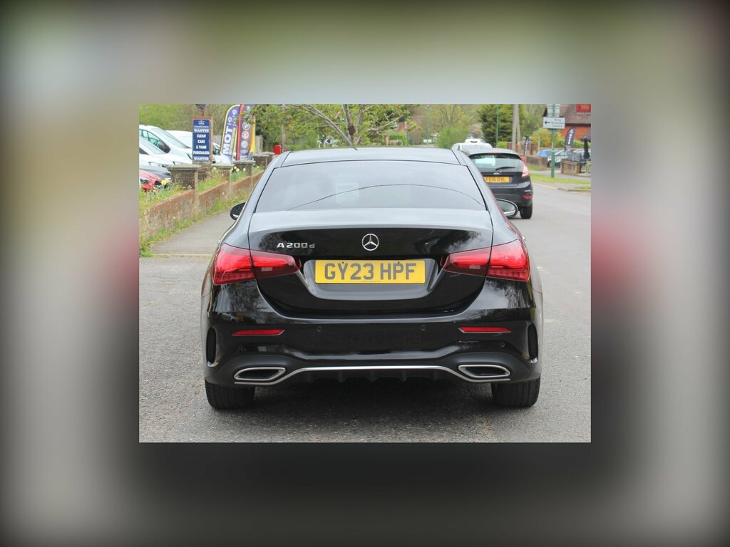 Mercedes-Benz A Class 2.0 A200d Amg Line Executive Saloon 8 GY23HPF Black #6