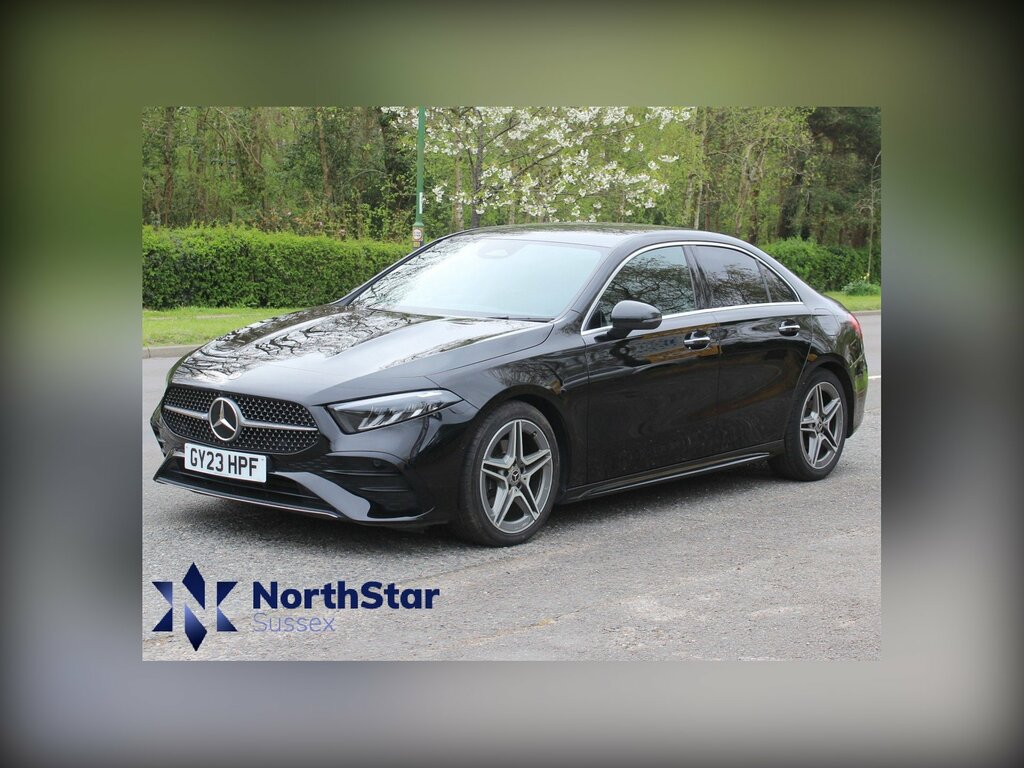 Mercedes-Benz A Class 2.0 A200d Amg Line Executive Saloon 8 Black