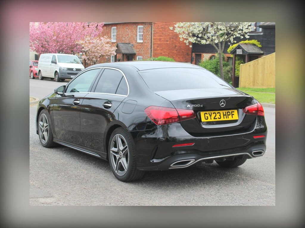 Mercedes-Benz A Class 2.0 A200d Amg Line Executive Saloon 8 GY23HPF Black #3