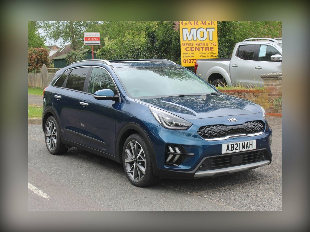 Kia Niro 1.6 Gdi 4 Suv Hybrid Dct Euro 6 Ss AB21MAH Blue #3