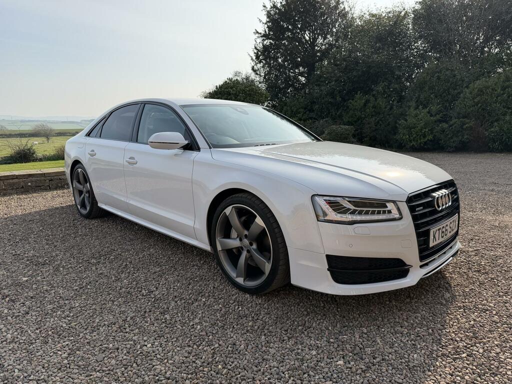 Audi A8 Black Edition White #3