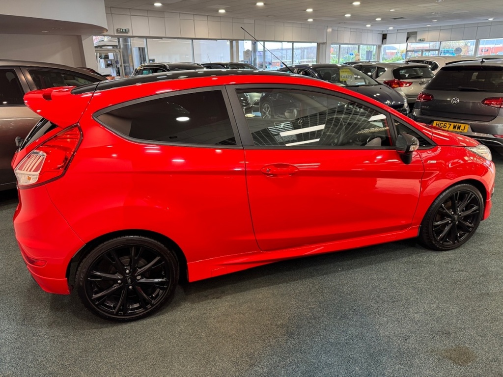 Ford Fiesta 1.0 Ecoboost 140 St-line Red MX17LUY Red #4