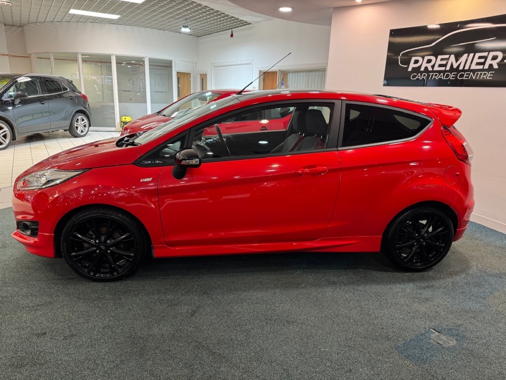 Ford Fiesta 1.0 Ecoboost 140 St-line Red MX17LUY Red #3