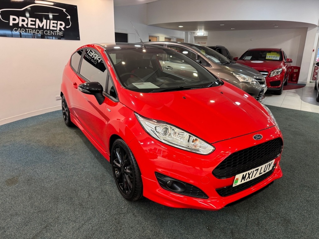 Ford Fiesta 1.0 Ecoboost 140 St-line Red MX17LUY Red #5