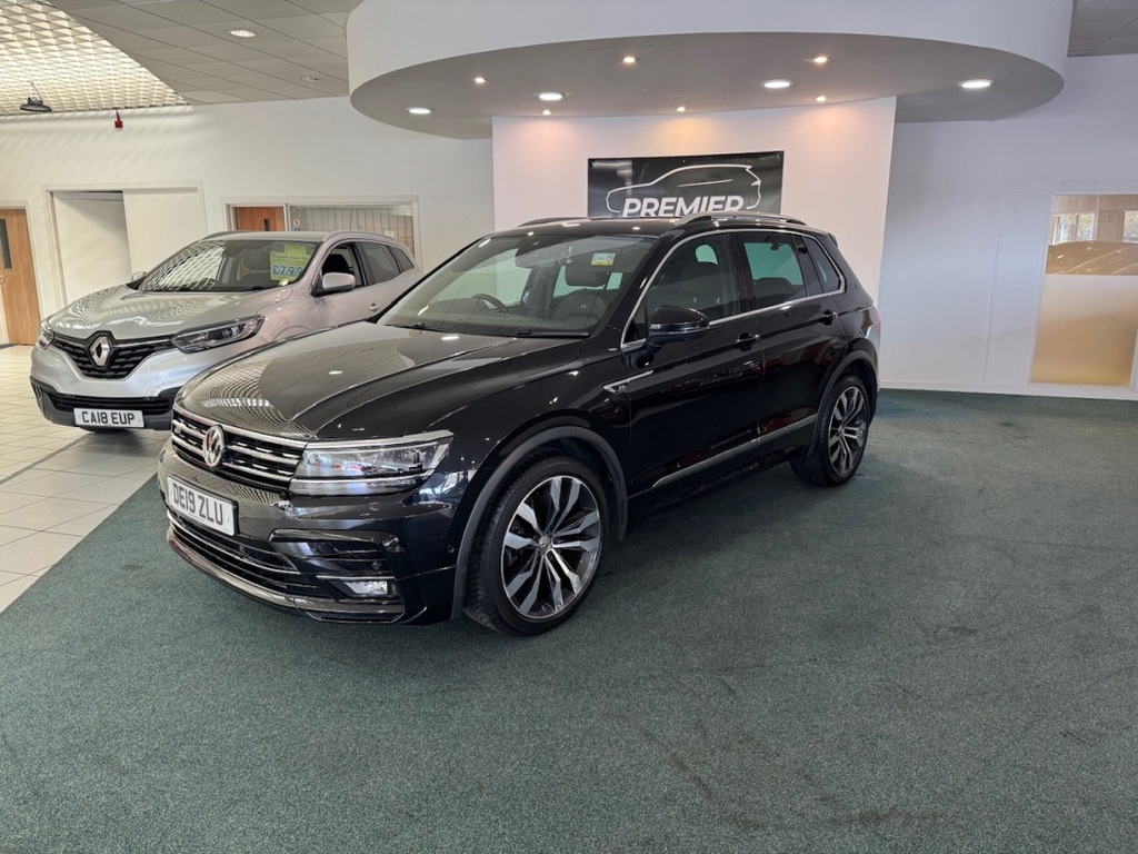 Volkswagen Tiguan 2.0 Tdi 190 4Motion R-line Dsg DE19ZLU Black #4
