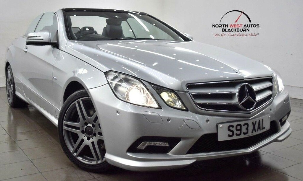 Mercedes-Benz E Class 3.0 Cdi V6 Blueefficiency Sport Edition 125 Cabrio Silver