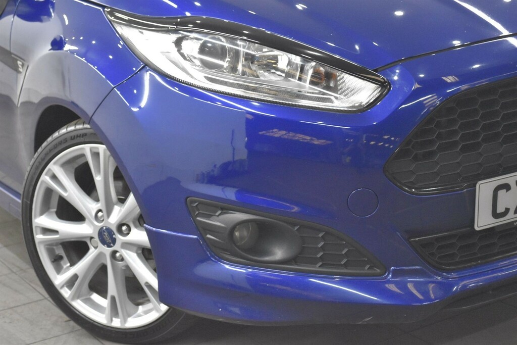 Ford Fiesta 1.0T Ecoboost Zetec S Euro 6 Ss CX65XPO Blue #5