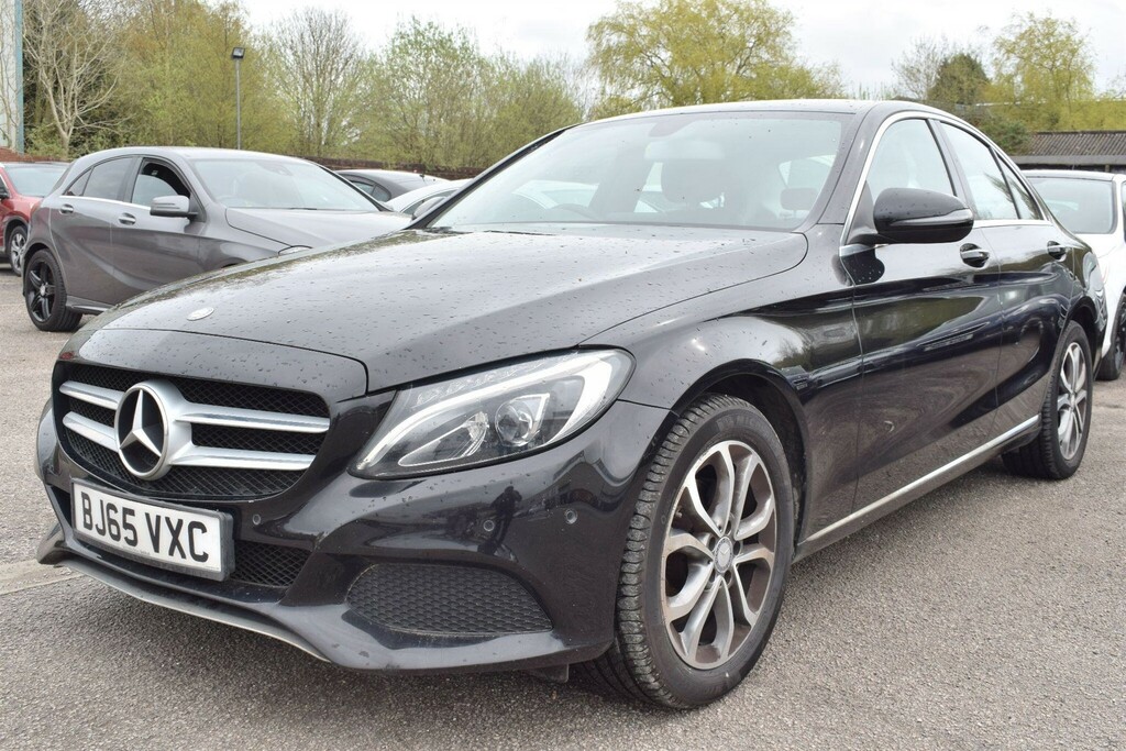 Mercedes-Benz C Class 1.6 D Sport Euro 6 Ss Black #5