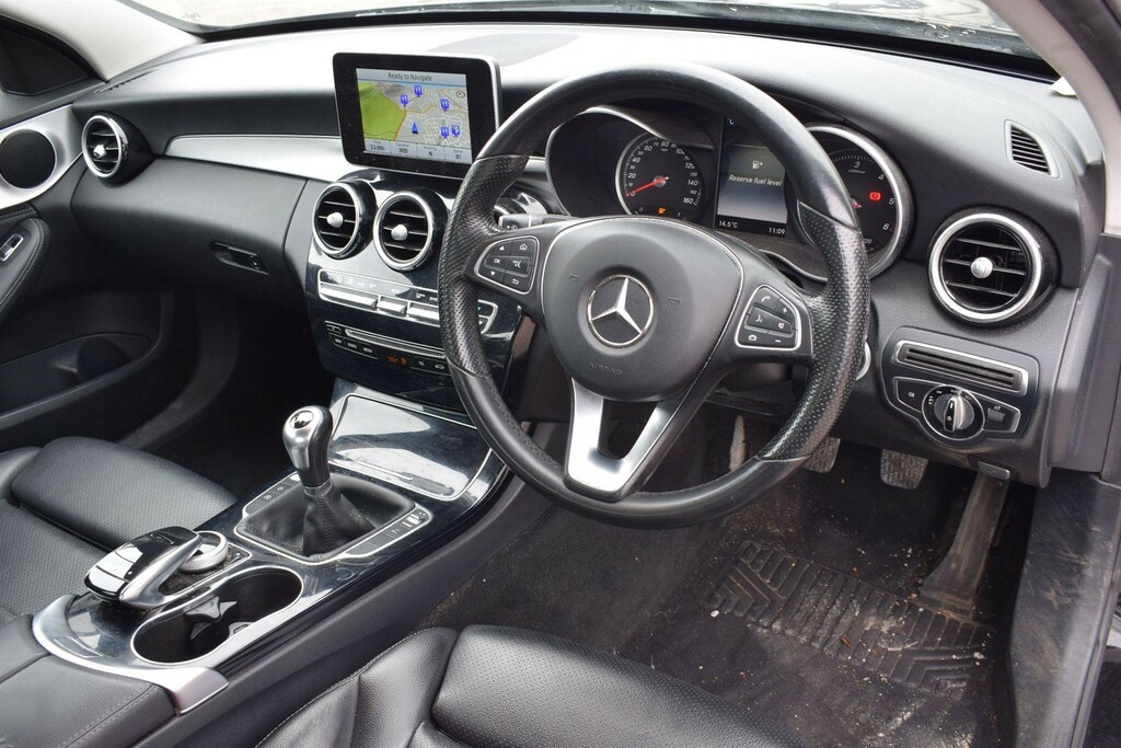 Mercedes-Benz C Class 1.6 D Sport Euro 6 Ss Black #3