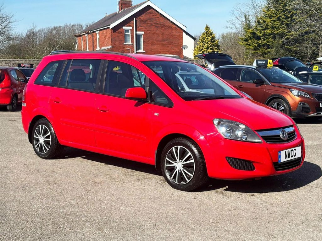 Vauxhall Zafira 1.6L Exclusiv NK13VCZ Red #2