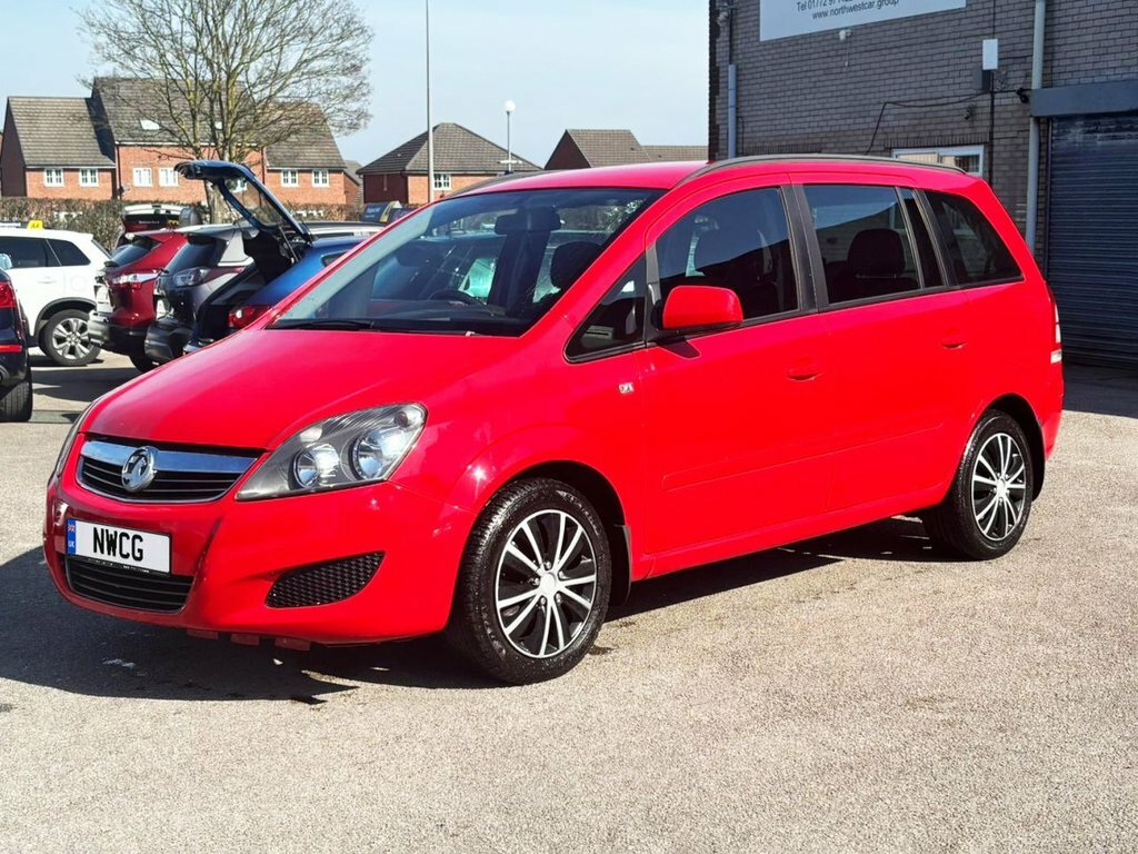 Vauxhall Zafira 1.6L Exclusiv NK13VCZ Red #5