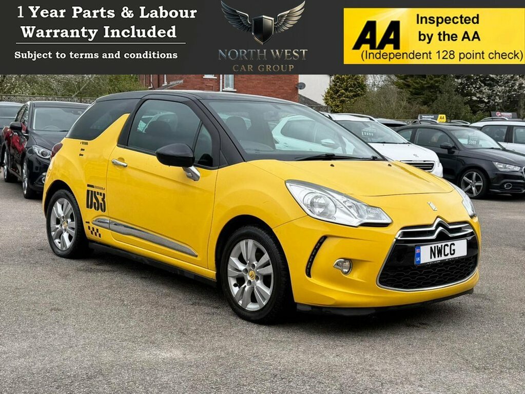 Citroen DS3 1.6L Dstyle Yellow