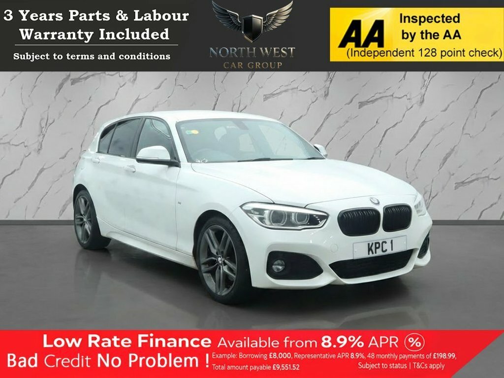 BMW 1 Series 2L M Sport White