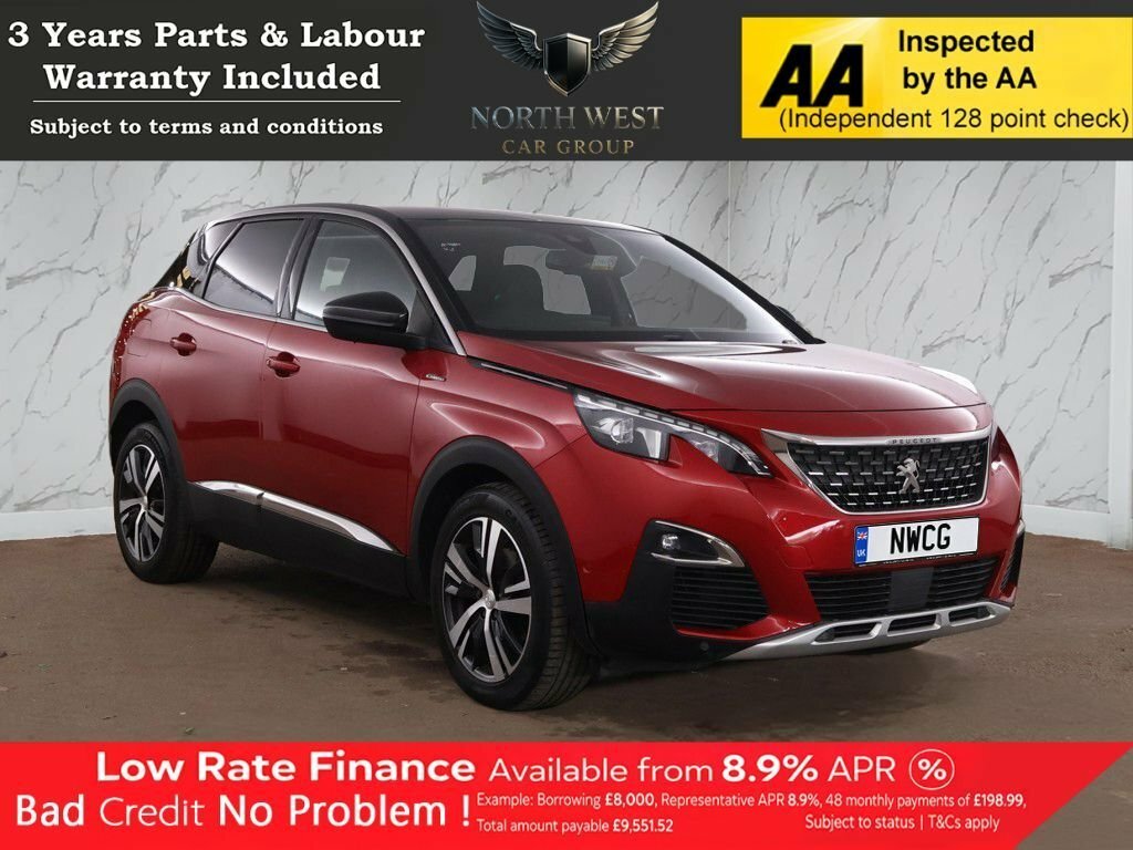 Peugeot 3008 1.2L Gt Line Red
