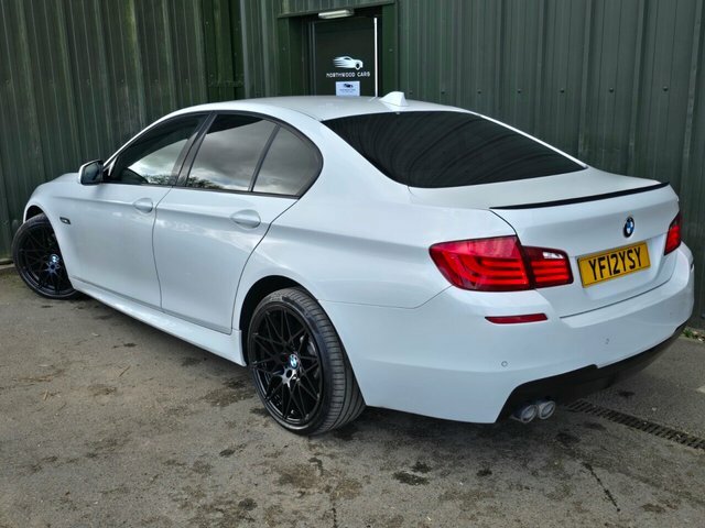 BMW 5 Series 2.0 520D M Sport Saloon Steptronic Euro White #2