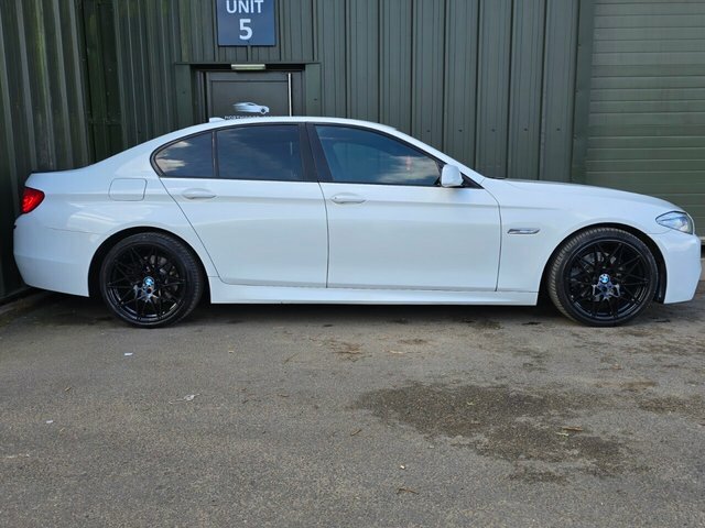 BMW 5 Series 2.0 520D M Sport Saloon Steptronic Euro White #3