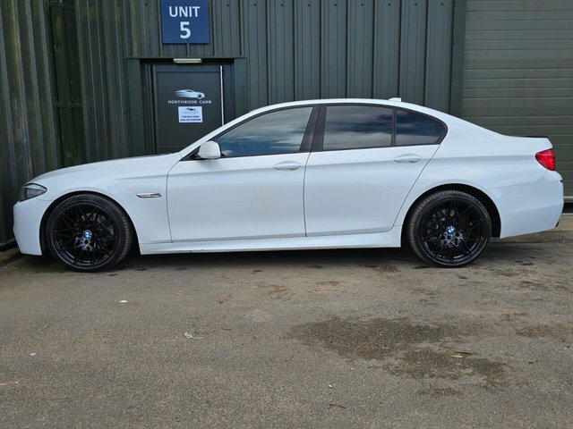 BMW 5 Series 2.0 520D M Sport Saloon Steptronic Euro White #6
