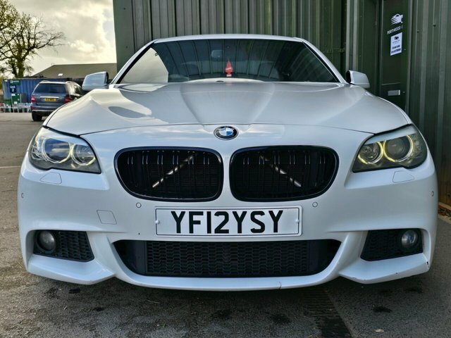 BMW 5 Series 2.0 520D M Sport Saloon Steptronic Euro White #4