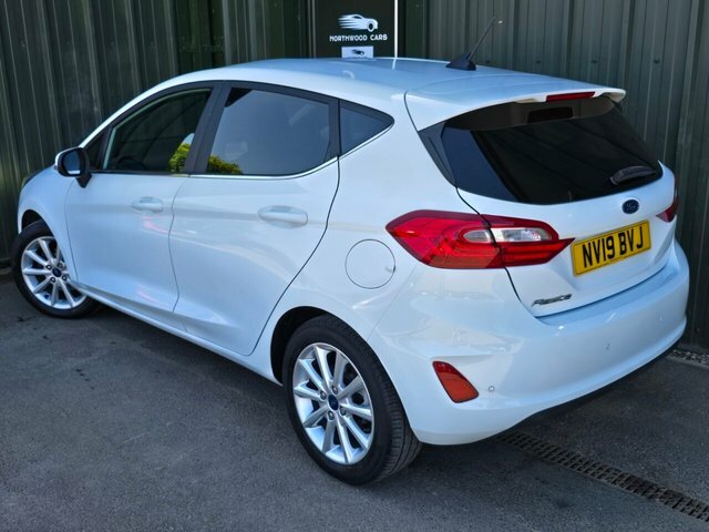 Ford Fiesta 1.0T Ecoboost Gpf Titanium Hatchback Ma NV19BVJ White #2