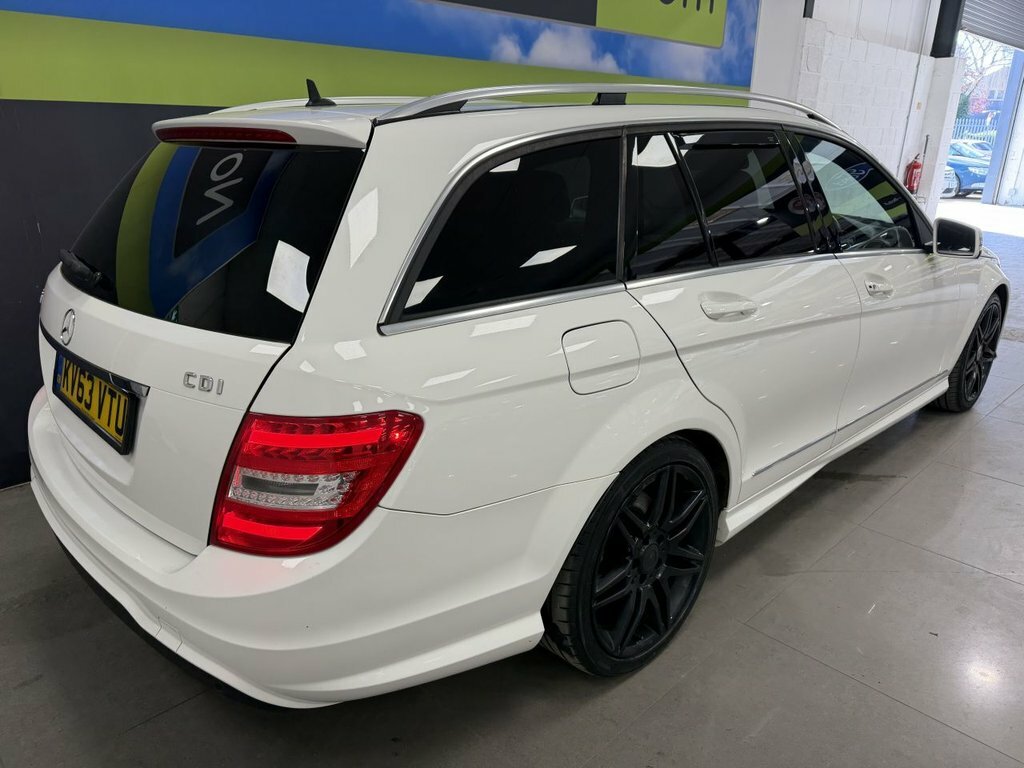 Mercedes-Benz C Class 2.1L Amg Sport Plus KV63VTU White #2