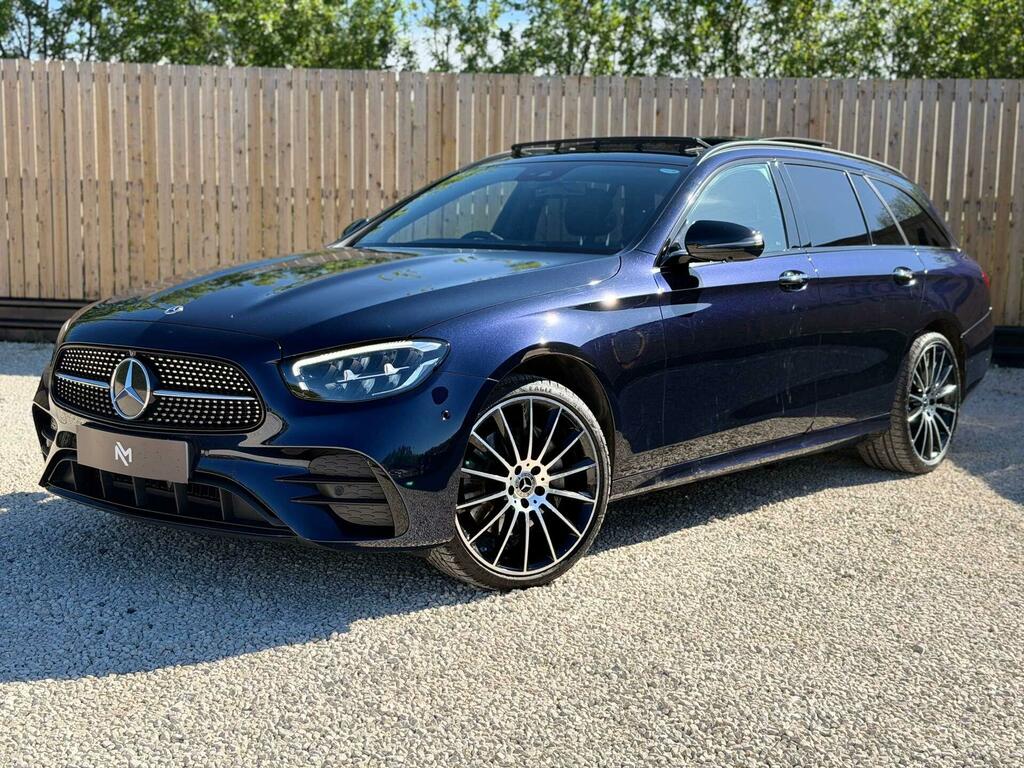 Mercedes-Benz E Class 2.0 E300dh Mhev Amg Line Night Edition Premium Pl DK23UZU Blue #5