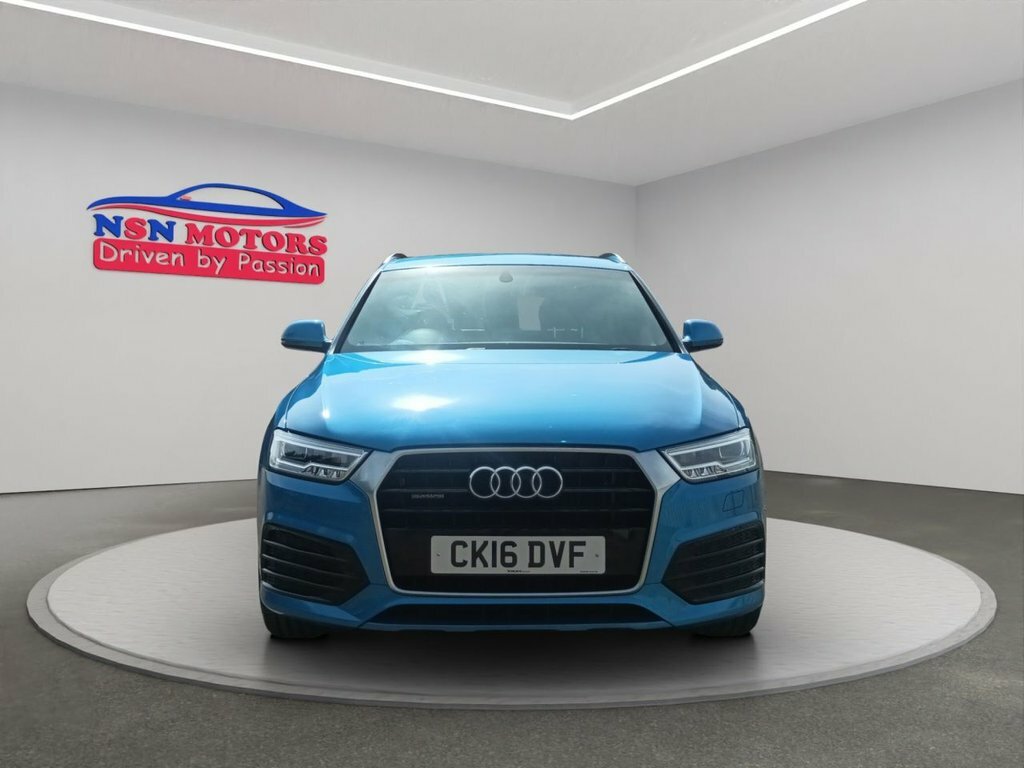 Audi Q3 2.0 Tdi S Line Plus Suv S Tronic Quattr CK16DVF Blue #6