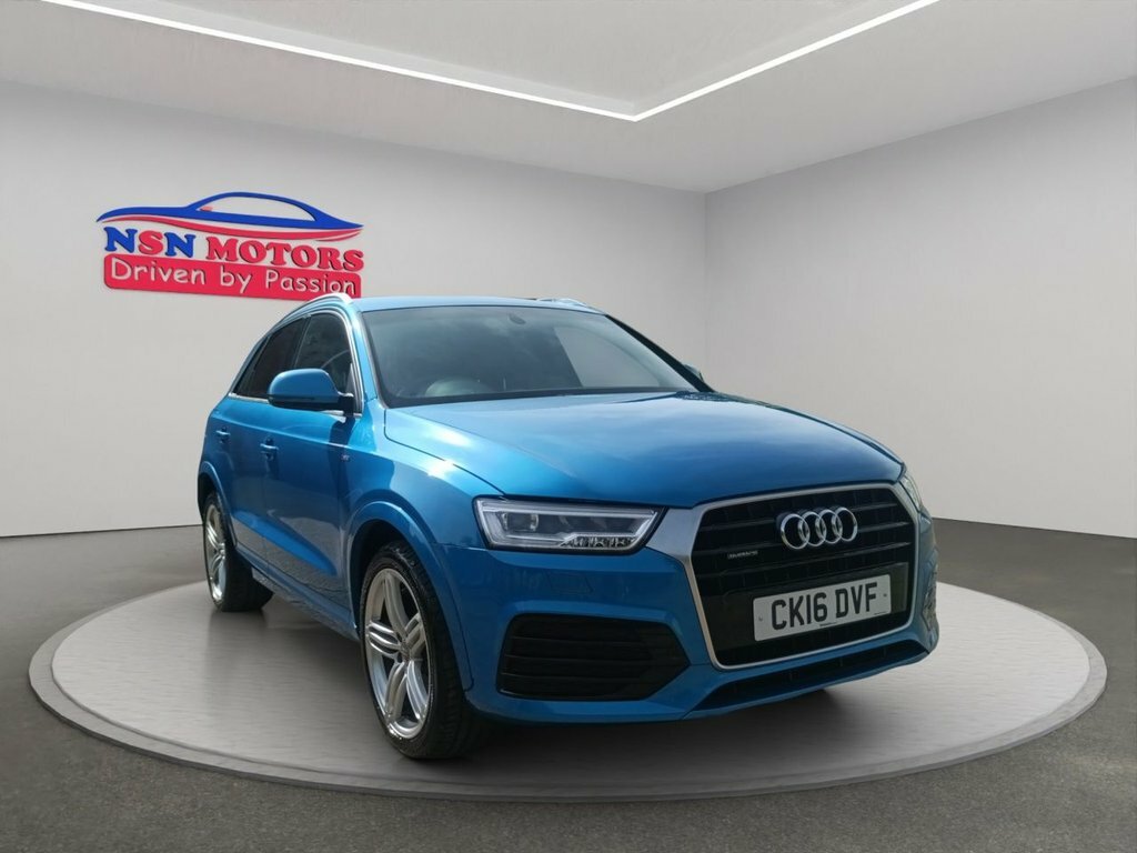 Audi Q3 2.0 Tdi S Line Plus Suv S Tronic Quattr Blue