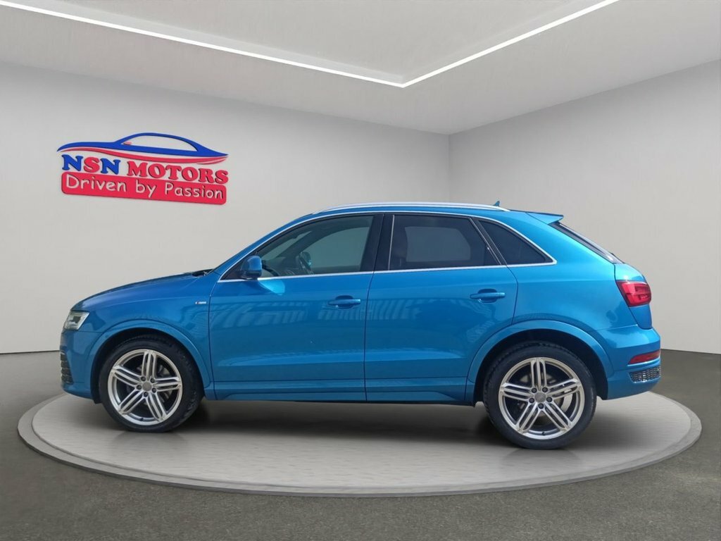 Audi Q3 2.0 Tdi S Line Plus Suv S Tronic Quattr CK16DVF Blue #3