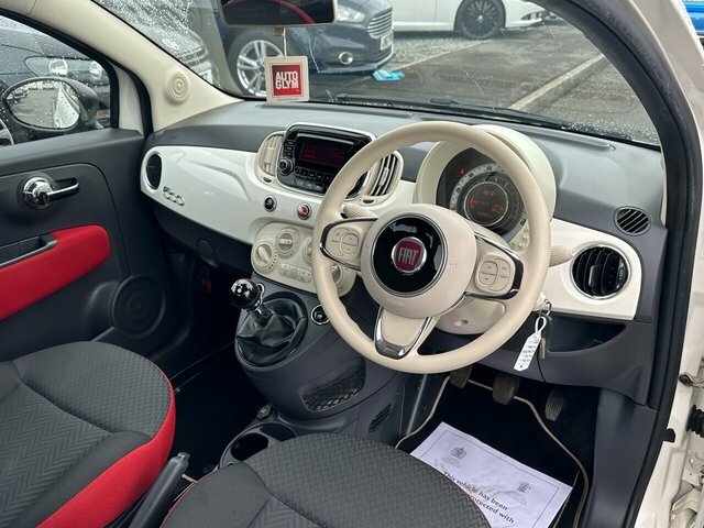 Fiat 500 Pop 69 Bhp CP65DDZ White #5