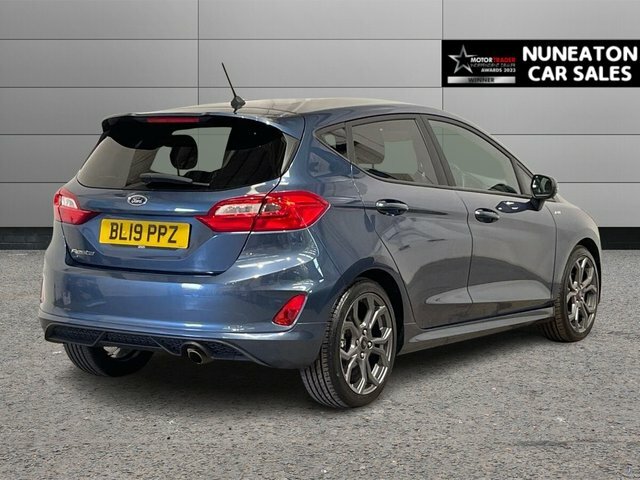 Ford Fiesta 1.0T Ecoboost Gpf St-line Hatchback Man BL19PPZ Blue #3