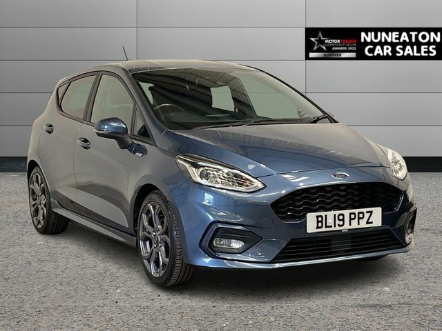 Ford Fiesta 1.0T Ecoboost Gpf St-line Hatchback Man Blue