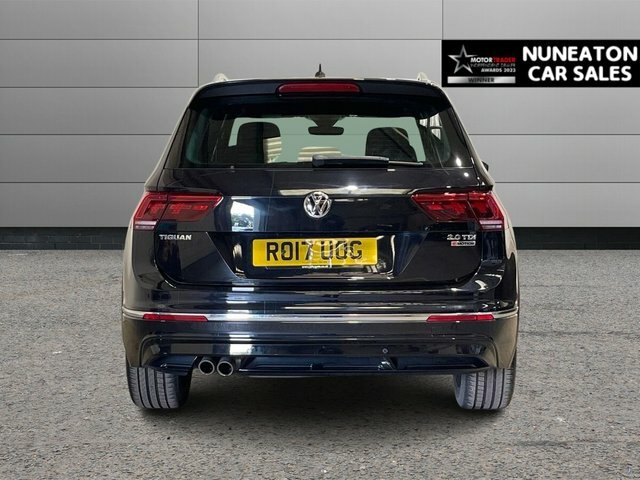Volkswagen Tiguan 2.0 Tdi Bluemotion Tech R-line Suv Dsg RO17UOG Black #4