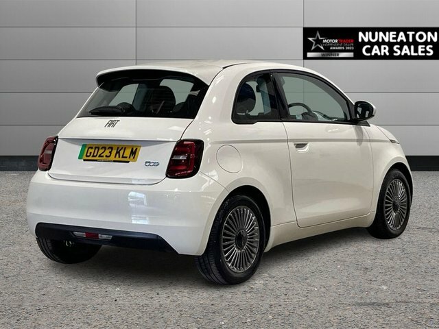 Fiat 500E 42Kwh Icon Hatchback 118 Ps GD23KLM White #3