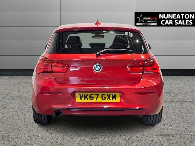 BMW 1 Series 1.5 118I Sport Hatchback Euro 6 VK67GXM Red #4