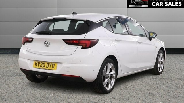 Vauxhall Astra 1.2 Turbo Sri Nav Hatchback Euro KV20DYD White #3