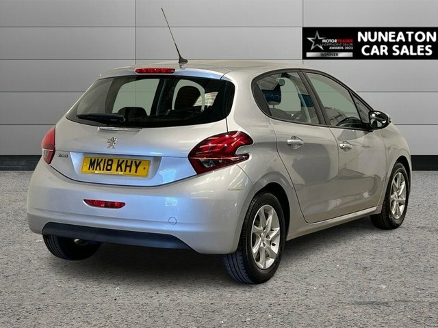 Peugeot 208 1.2 Puretech Active Hatchback Eu MK18KHY Silver #3