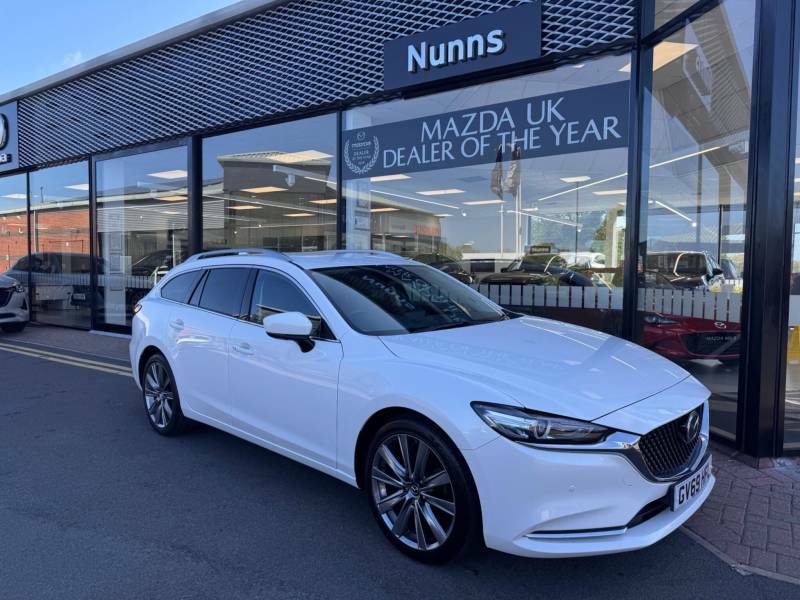 Mazda 6 2.0 Skyactiv-g Sport Nav Tourer Euro 6 Ss White