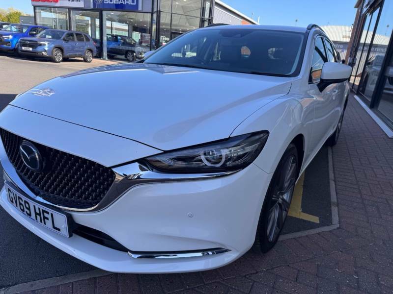 Mazda 6 2.0 Skyactiv-g Sport Nav Tourer Euro 6 Ss GV69HFL White #4
