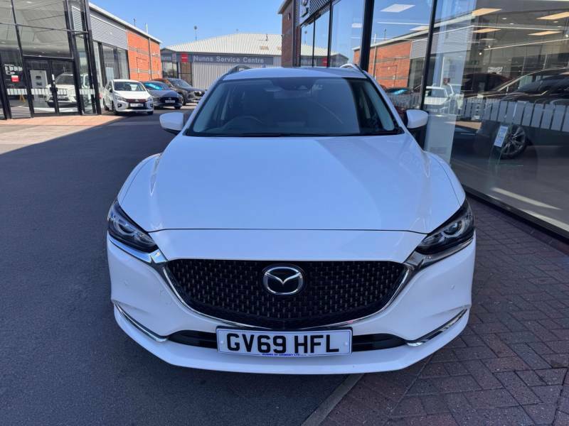 Mazda 6 2.0 Skyactiv-g Sport Nav Tourer Euro 6 Ss GV69HFL White #3