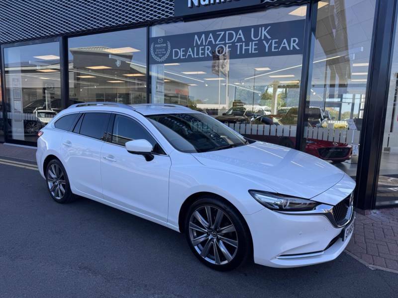 Mazda 6 2.0 Skyactiv-g Sport Nav Tourer Euro 6 Ss GV69HFL White #5