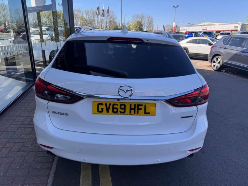Mazda 6 2.0 Skyactiv-g Sport Nav Tourer Euro 6 Ss GV69HFL White #6