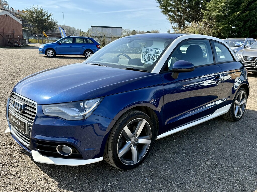 Audi A1 1.4 Tfsi Contrast Edition 2012 AJ12WJE Blue #3