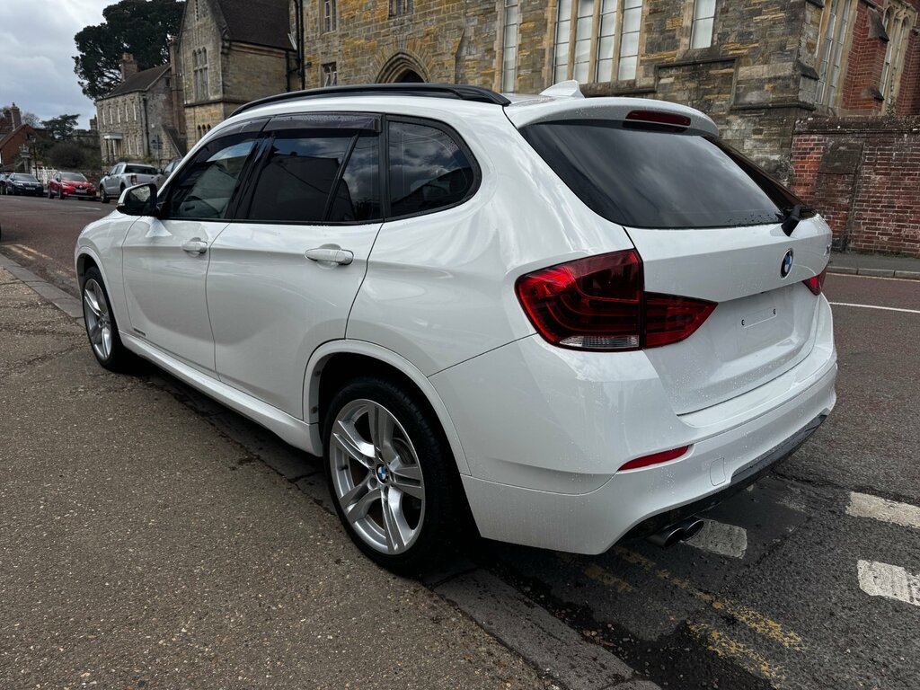 BMW X1 X1 Sdrive18i M Sport White #5