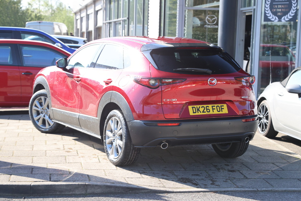 Mazda CX-30 2.5 E-skyactiv G Mhev 140 Exclusive-line DK26FOF Red #3