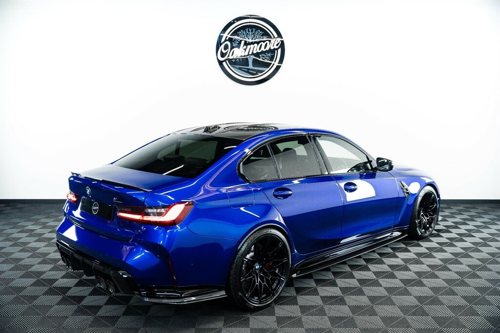 BMW M3 Saloon SL74PWX Blue #4