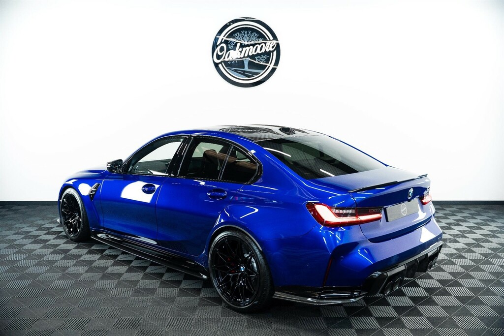 BMW M3 Saloon SL74PWX Blue #3