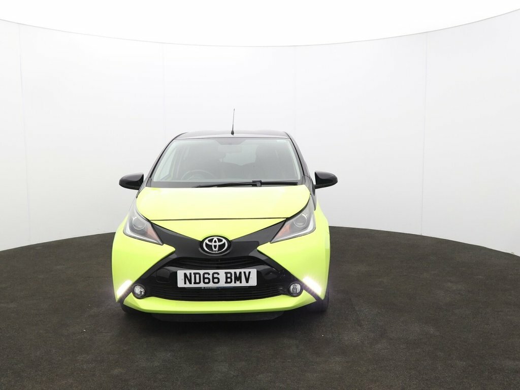 Toyota Aygo Hatchback ND66BMV Yellow #2