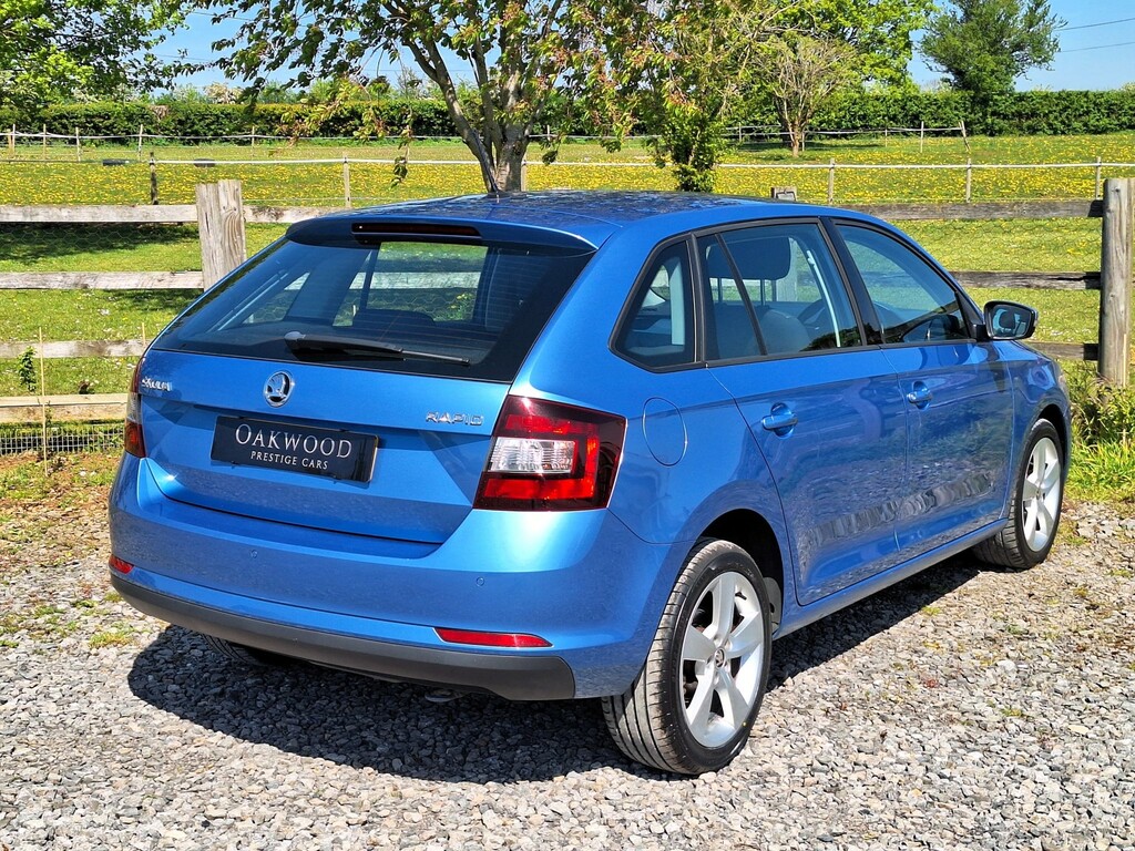 Skoda Rapid Spaceback Hatchback 1.0 Tsi Se Tech 201767 Blue #3