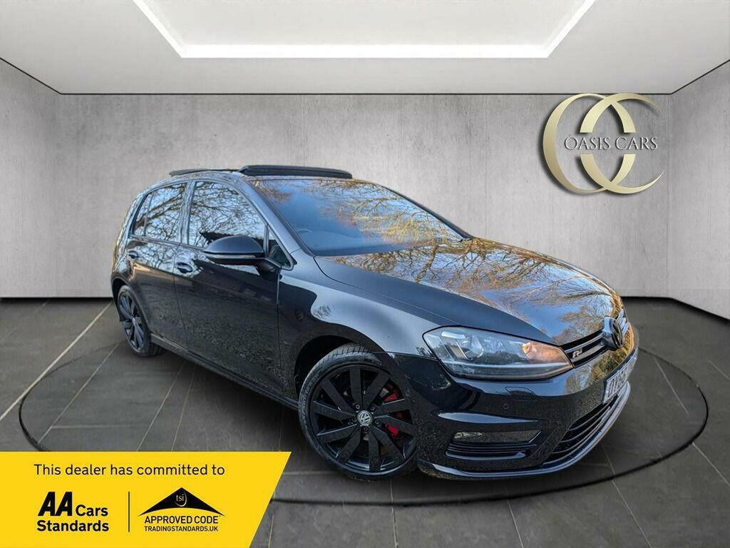 Volkswagen Golf Hatchback 1.4 Tsi Bluemotion Tech Act R-line Editi Black